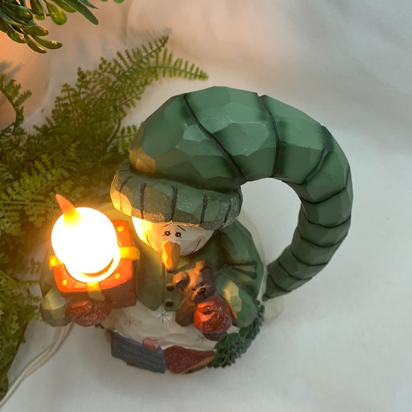 CMI Henton light up resin Snowman night light Christmas decoration - Picture 10 of 11